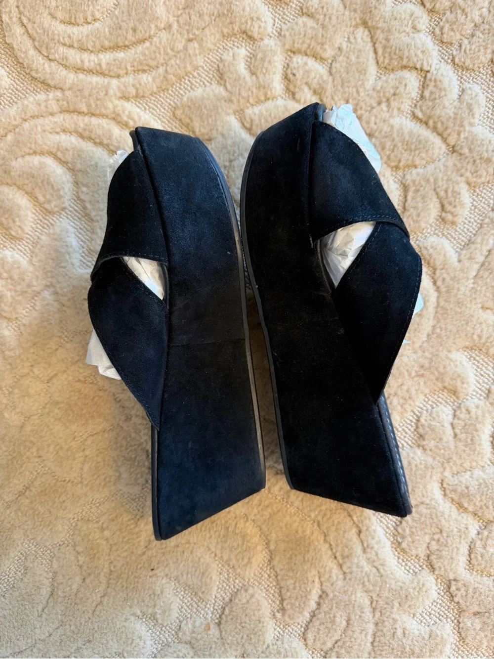 Black Wedge Slides -comfortable and Sexy!